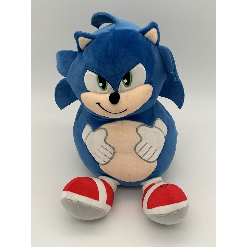 Sonic the Hedgehog 3 Movie Plush 12" Character Pillow Sitting Big Tummy